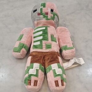 Minecraft Zombie Pigman Mojang 12" Plush Blocks Stuffed Toy‎ Video Game
